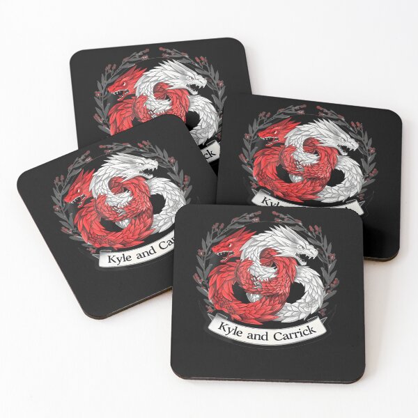 Item preview, Interlocking Coiled Mythical Dragons Encircled by designed and sold by Cristiano Mariano.