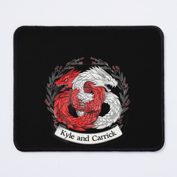 Item preview, Interlocking Coiled Mythical Dragons Encircled by designed and sold by Cristiano Mariano.