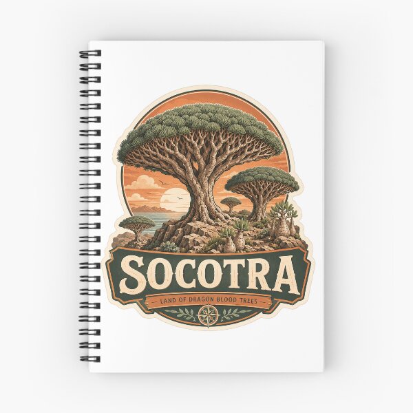 Item preview, Socotra Dragon Tree Island Nature Travel Design designed and sold by ArtsyExplorer.