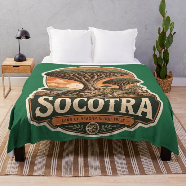 Item preview, Socotra Dragon Tree Island Nature Travel Design designed and sold by ArtsyExplorer.