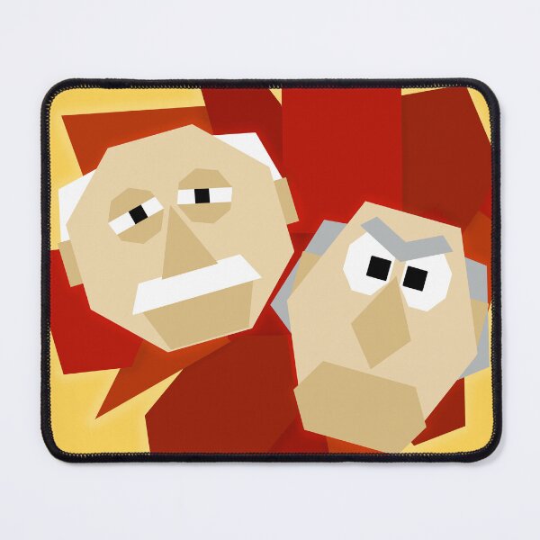 Item preview, Geometric Statler and Waldorf (version 1/2 - full background) designed and sold by Jessiwins19.