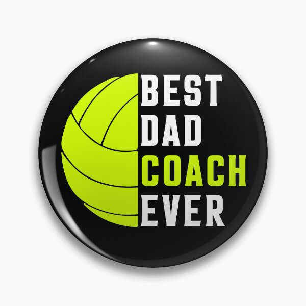 Item preview, Best Dad Coach Ever Volleyball designed and sold by charoen-design.