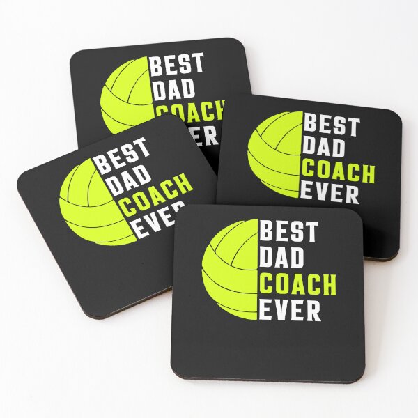 Item preview, Best Dad Coach Ever Volleyball designed and sold by charoen-design.