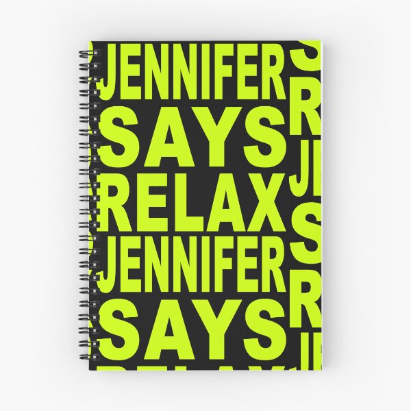 Item preview, Jennifer Says Relax Neon Green designed and sold by Normbot2000.