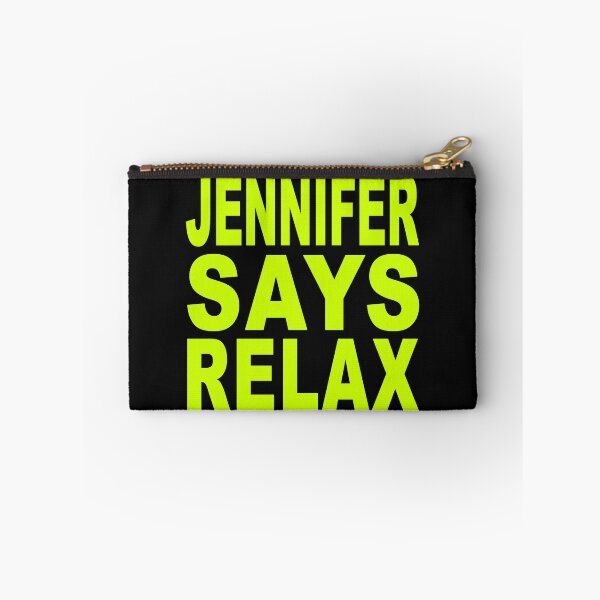 Item preview, Jennifer Says Relax Neon Green designed and sold by Normbot2000.