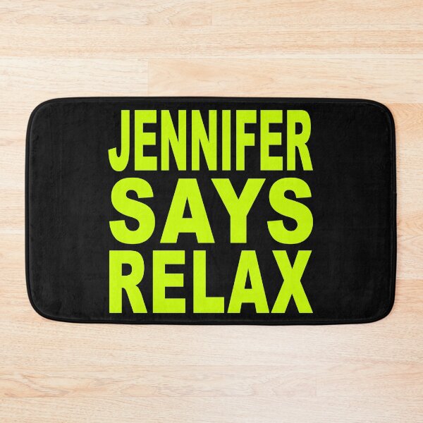 Item preview, Jennifer Says Relax Neon Green designed and sold by Normbot2000.