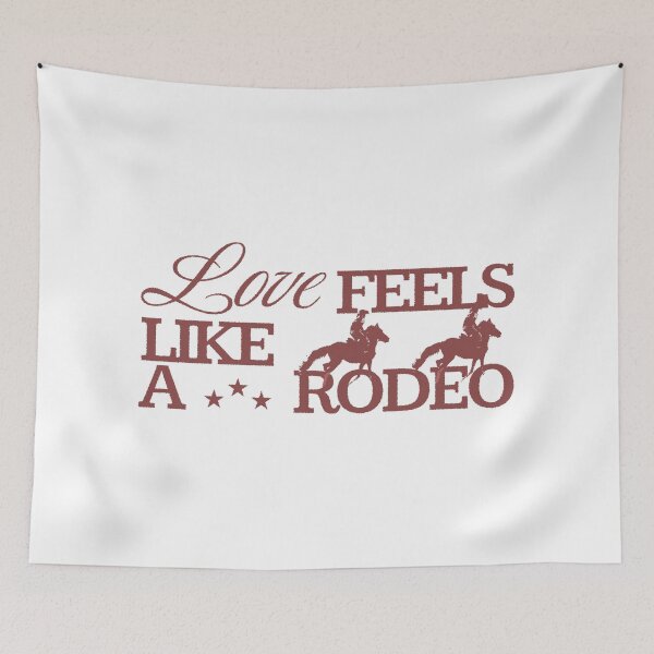Item preview, Love Like A Rodeo Retro Cowboy designed and sold by byhannahbee.
