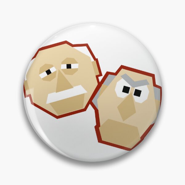 Item preview, Geometric Statler and Waldorf (version 2/2 - no background) designed and sold by Jessiwins19.