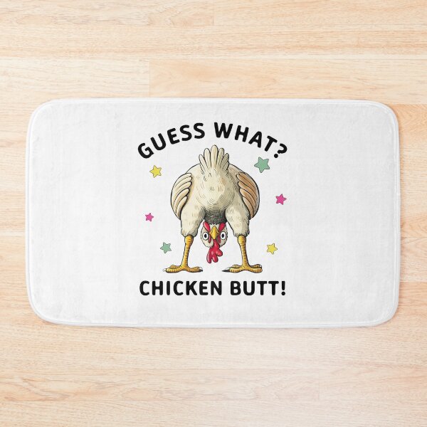 Item preview, Guess What Chicken Butt Funny Meme designed and sold by charoen-design.
