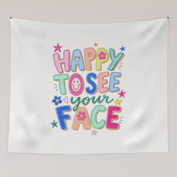 Item preview, Happy to See Your Face Funny Back to School Teacher  designed and sold by jackelmbradyt.