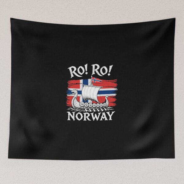 Item preview, Norwegian Viking Ship Norway Flag Row Country Heritage Pride designed and sold by Thudesign85.
