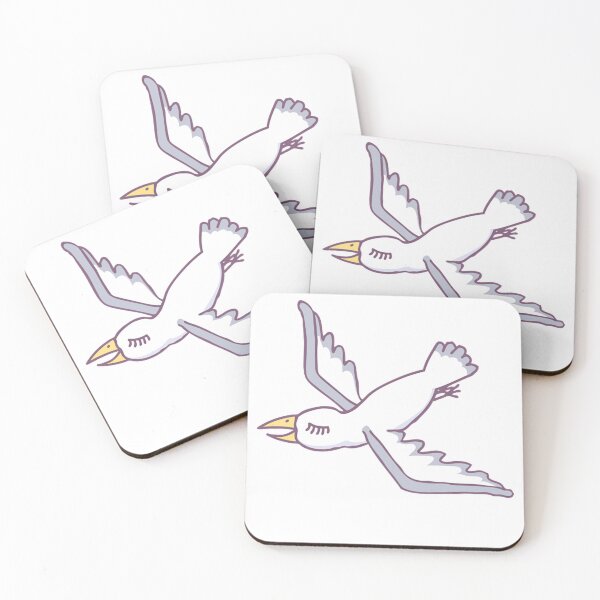 Item preview, Seagull Cartoon Doodle Cute Flying Sea Bird  designed and sold by DoodleDuder.