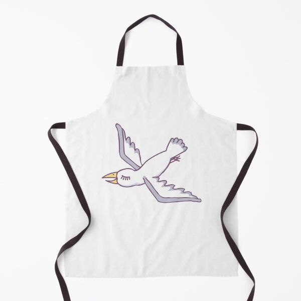 Item preview, Seagull Cartoon Doodle Cute Flying Sea Bird designed and sold by DoodleDuder.