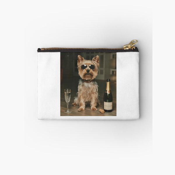 Item preview, Yorkie Drinking Wine Vintage designed and sold by charoen-design.