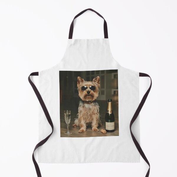 Item preview, Yorkie Drinking Wine Vintage designed and sold by charoen-design.