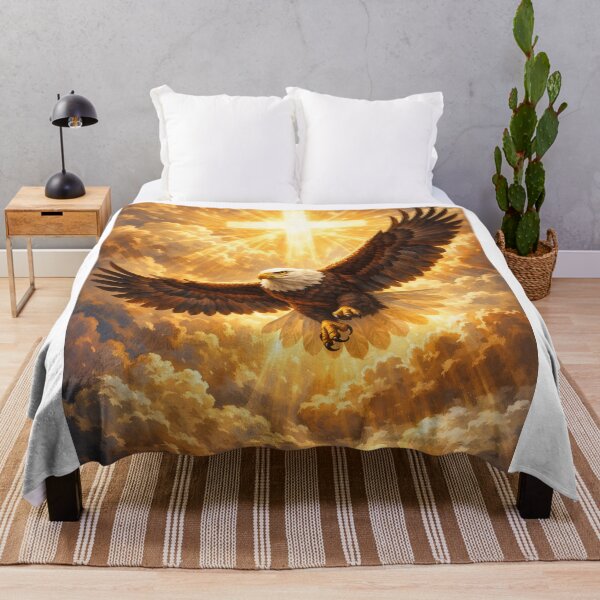 Item preview, Eagle Rising to the Cross – Glory & Light designed and sold by MastersDesignNk.