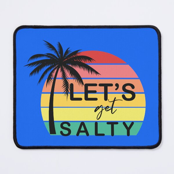 Item preview, Let's Get Salty Funny Beach Summer Ocean Vacation Retro Design designed and sold by ronakris009.