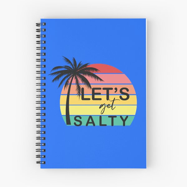 Item preview, Let's Get Salty Funny Beach Summer Ocean Vacation Retro Design designed and sold by ronakris009.