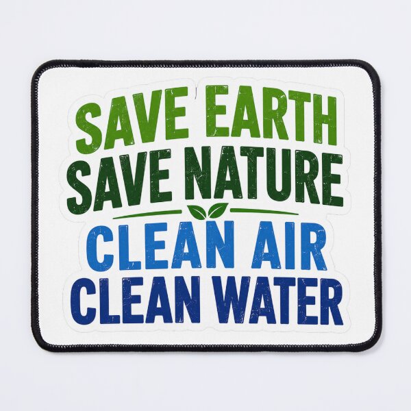 Item preview, Save Earth Save Nature Clean Air Clean Water  designed and sold by MR4me.