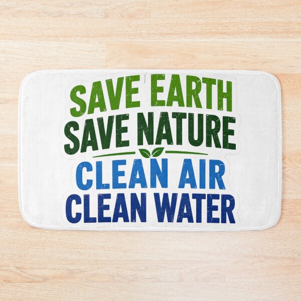 Item preview, Save Earth Save Nature Clean Air Clean Water designed and sold by MR4me.
