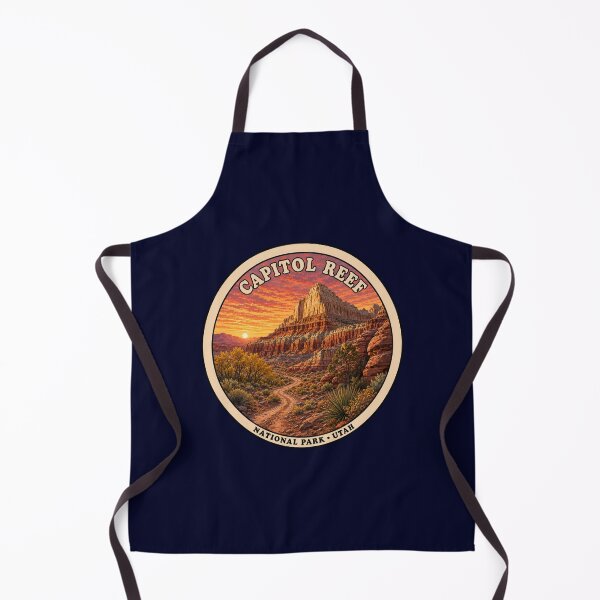Item preview, Capitol Reef National Park Sunset with Hidden Bigfoot designed and sold by Swanny's Custom T-shirt and Gift Designs.