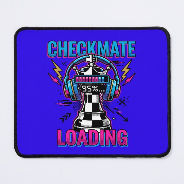 Item preview, Checkmate Loading Chess King With Headphones designed and sold by AvivaCreative.