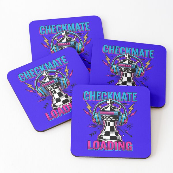 Item preview, Checkmate Loading Chess King With Headphones designed and sold by AvivaCreative.