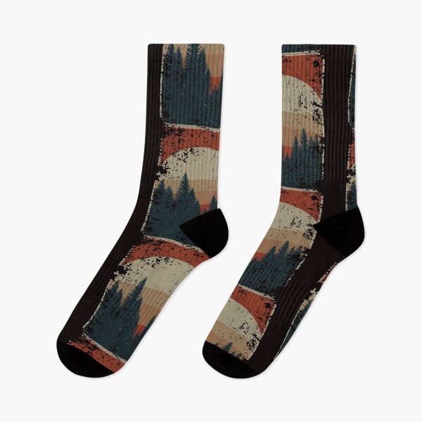 Item preview, Aged Vintage Outdoor Nature Sunset graphic designed and sold by BlueLineLAX.