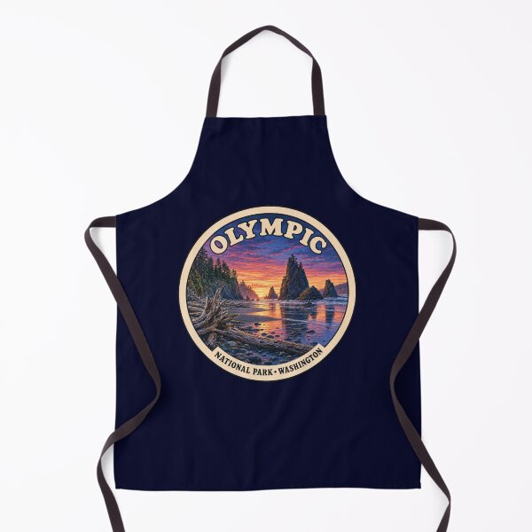 Item preview, Olympic National Park Washington Sunset with Hidden Bigfoot designed and sold by Swanny's Custom T-shirt and Gift Designs.