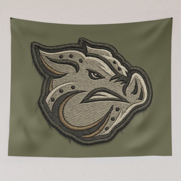 Item preview, Iron pig military patch.  designed and sold by PortaJohnOperator.