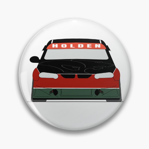 Item preview, Holden V8 Race Car - Black/Red/Green - Lion on the Bonnet designed and sold by Naked Drop.