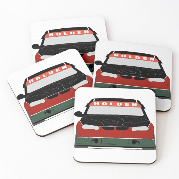 Item preview, Holden V8 Race Car - Black/Red/Green - Lion on the Bonnet designed and sold by Naked Drop.