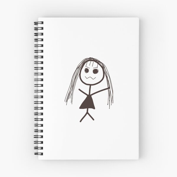 Item preview, Scary Stick Figure Girl designed and sold by sarahlynnoo.