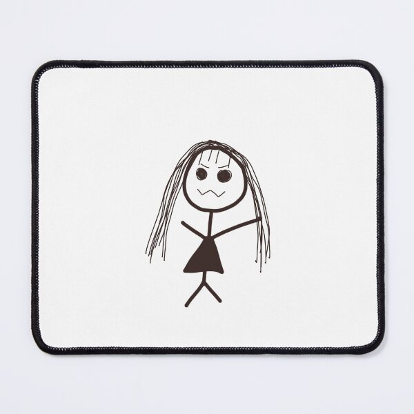 Item preview, Scary Stick Figure Girl designed and sold by sarahlynnoo.