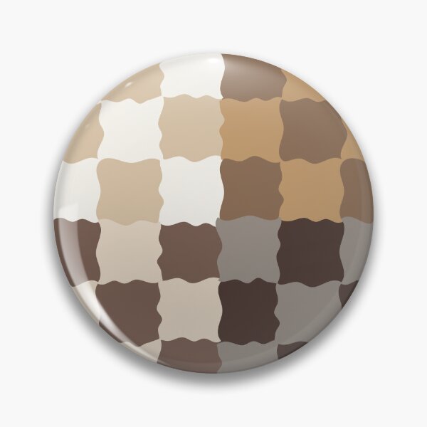 Item preview, Mocha Checkerboard Pattern | Neutral Retro Home Decor designed and sold by nineFlorals.