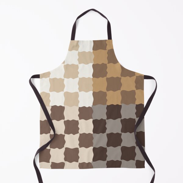 Item preview, Mocha Checkerboard Pattern | Neutral Retro Home Decor designed and sold by nineFlorals.