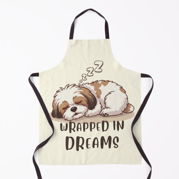 Item preview, Wrapped in Dreams – Sleeping Dog Illustration T-Shirt designed and sold by PawsAndPallette .