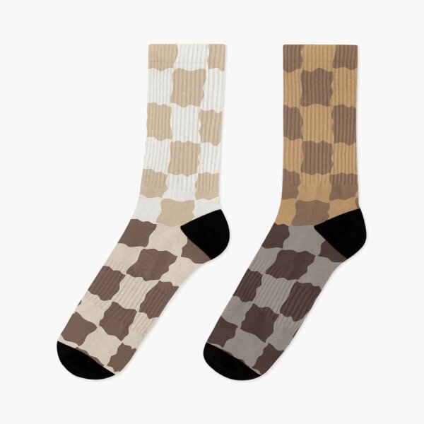 Item preview, Mocha Checkerboard Pattern | Neutral Retro Home Decor designed and sold by nineFlorals.