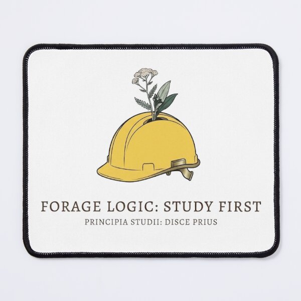 Item preview, Forage Logic: Study First Botanical Safety Illustration T-Shirt designed and sold by VintryOff.