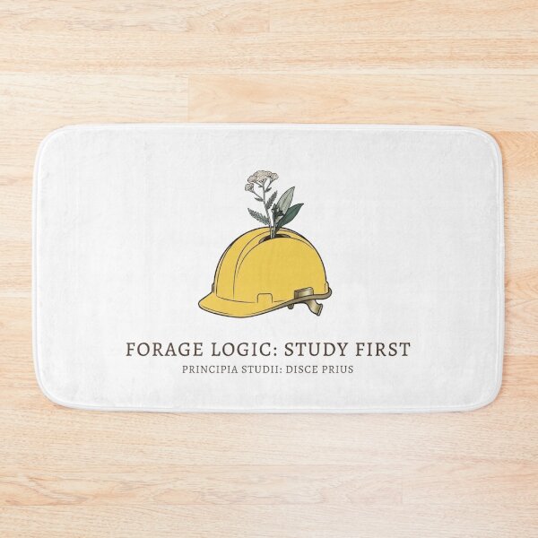 Item preview, Forage Logic: Study First Botanical Safety Illustration T-Shirt designed and sold by VintryOff.