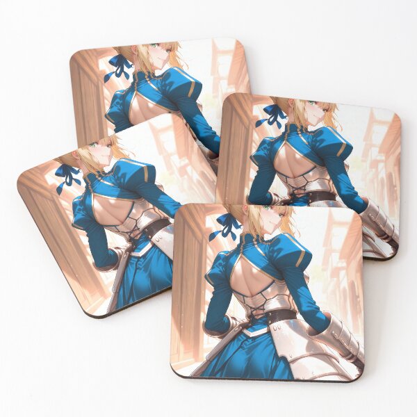 Item preview, Saber Fate Stay Night Back View Knight Grace designed and sold by GABRIELMURPHY.