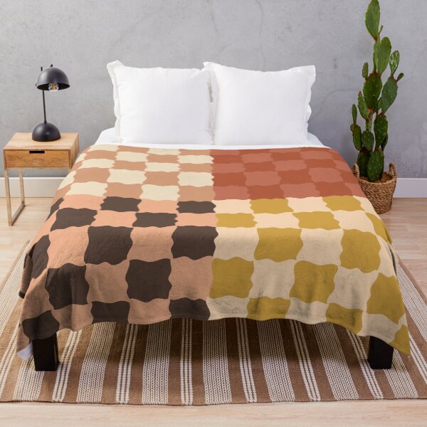Item preview, Desert Sunset Checkerboard Pattern | Warm Retro Home Decor designed and sold by nineFlorals.