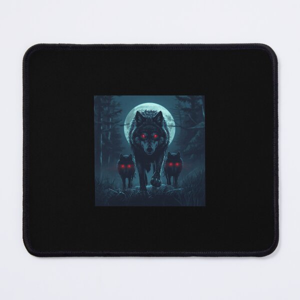 Item preview, Midnight Wolf Pack Under Full Moon designed and sold by Akkolyt.