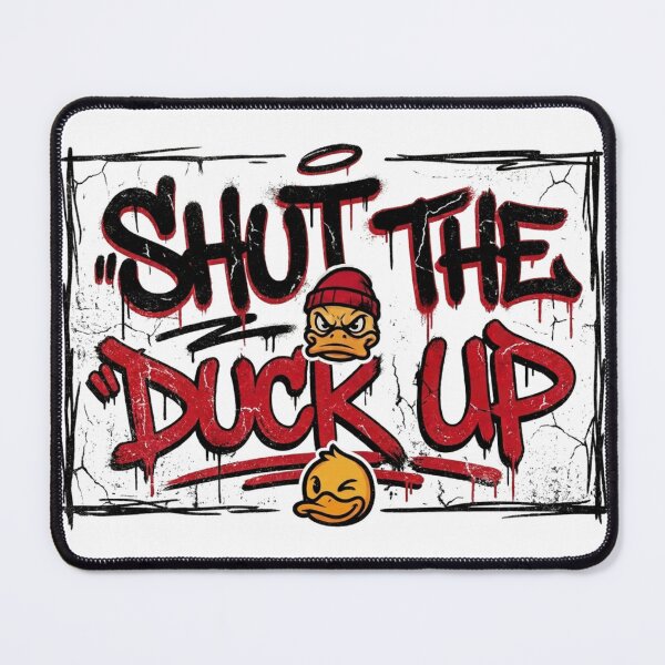 Item preview, Shut The Duck Up Funny Sarcastic Graffiti Duck Humor Gift Tee designed and sold by NKWealthDesign.