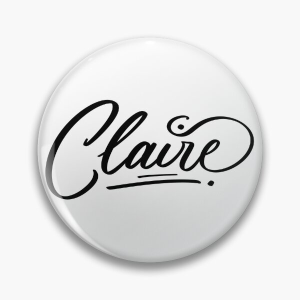 Item preview, Claire Name Calligraphy Design sticker designed and sold by artbyjadmercph.