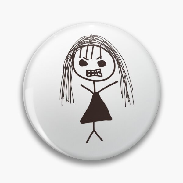 Item preview, Scary Stick Figure Girl designed and sold by sarahlynnoo.