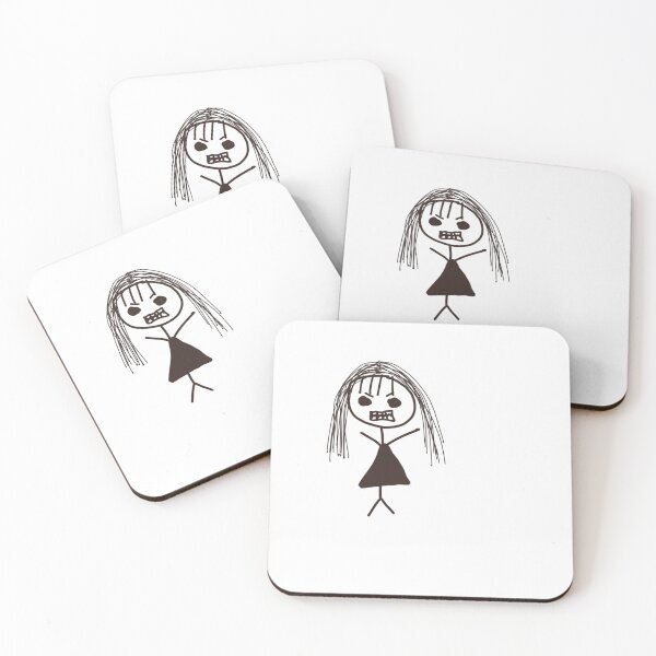 Item preview, Scary Stick Figure Girl designed and sold by sarahlynnoo.