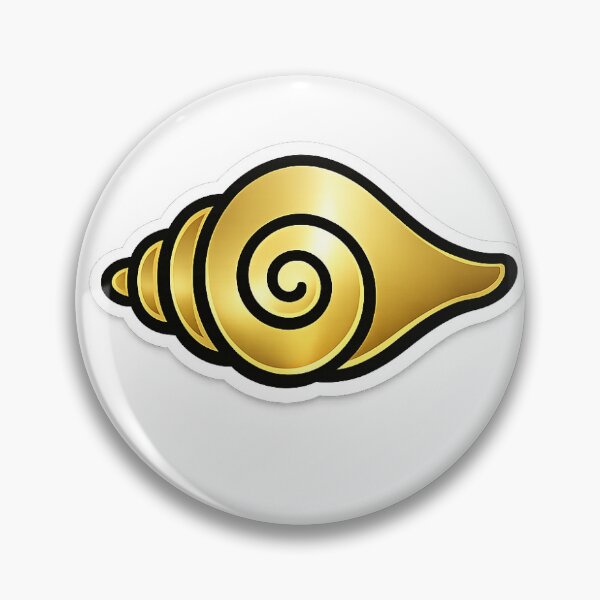 Item preview, Golden Sacred Conch Minimal Sticker designed and sold by EPICSTORYTELLER.