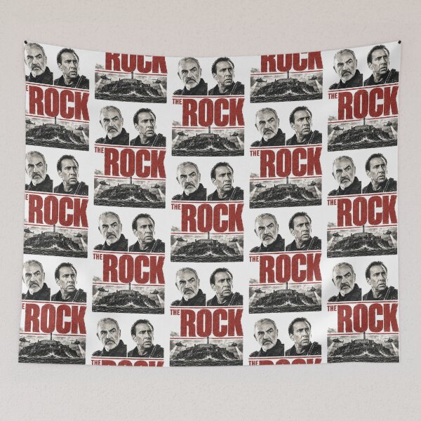 Item preview, Alcatraz Prison Rock Action Movie Inspired Vintage Poster designed and sold by pixiedustpaint.