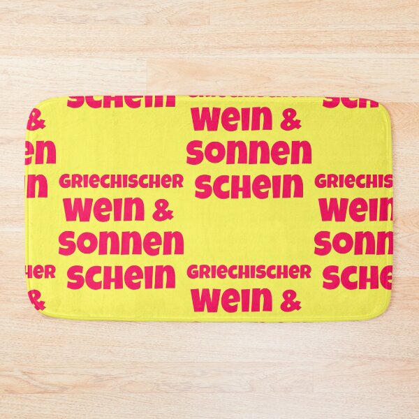 Item preview, Greek wine and sunshine holiday saying designed and sold by Mauswohn.